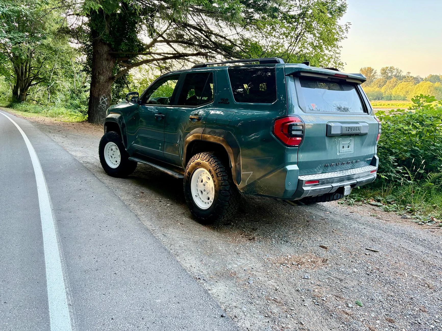 2025 2026 4runner 6th gen 2026 TRD OR Everest Build. White wheels. Fox 3.2 suspension IMG_3283