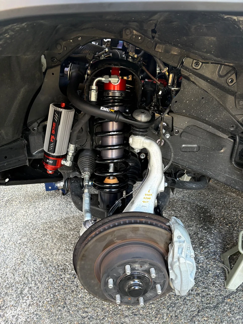 2025 2026 4runner 6th gen 2026 TRD OR Everest Build. White wheels. Fox 3.2 suspension IMG_3258