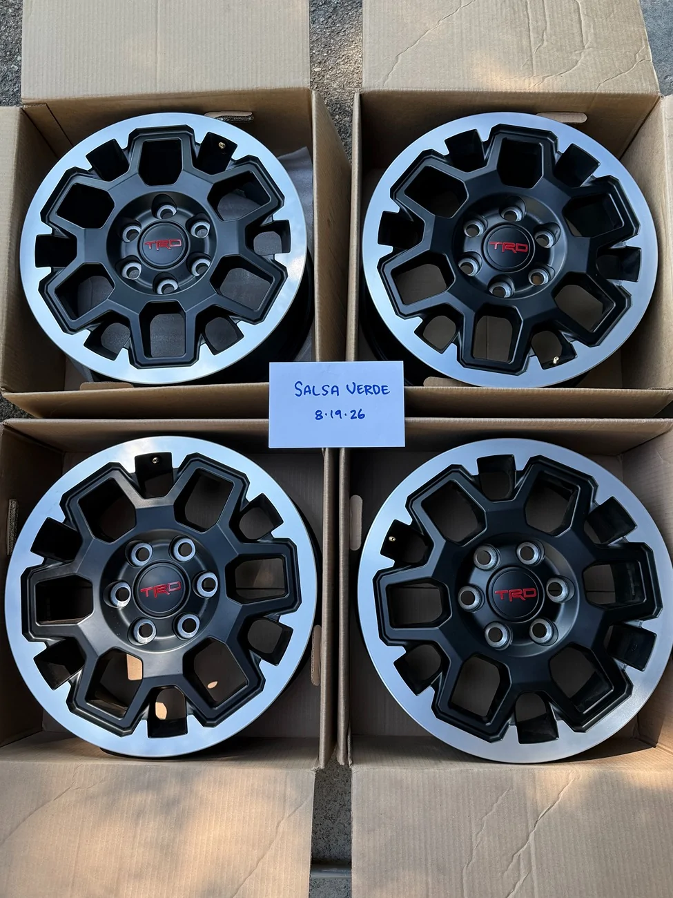 2025 2026 4runner 6th gen FS: 2026 TRD 18" WHEELS $500 BAY AREA IMG_2485