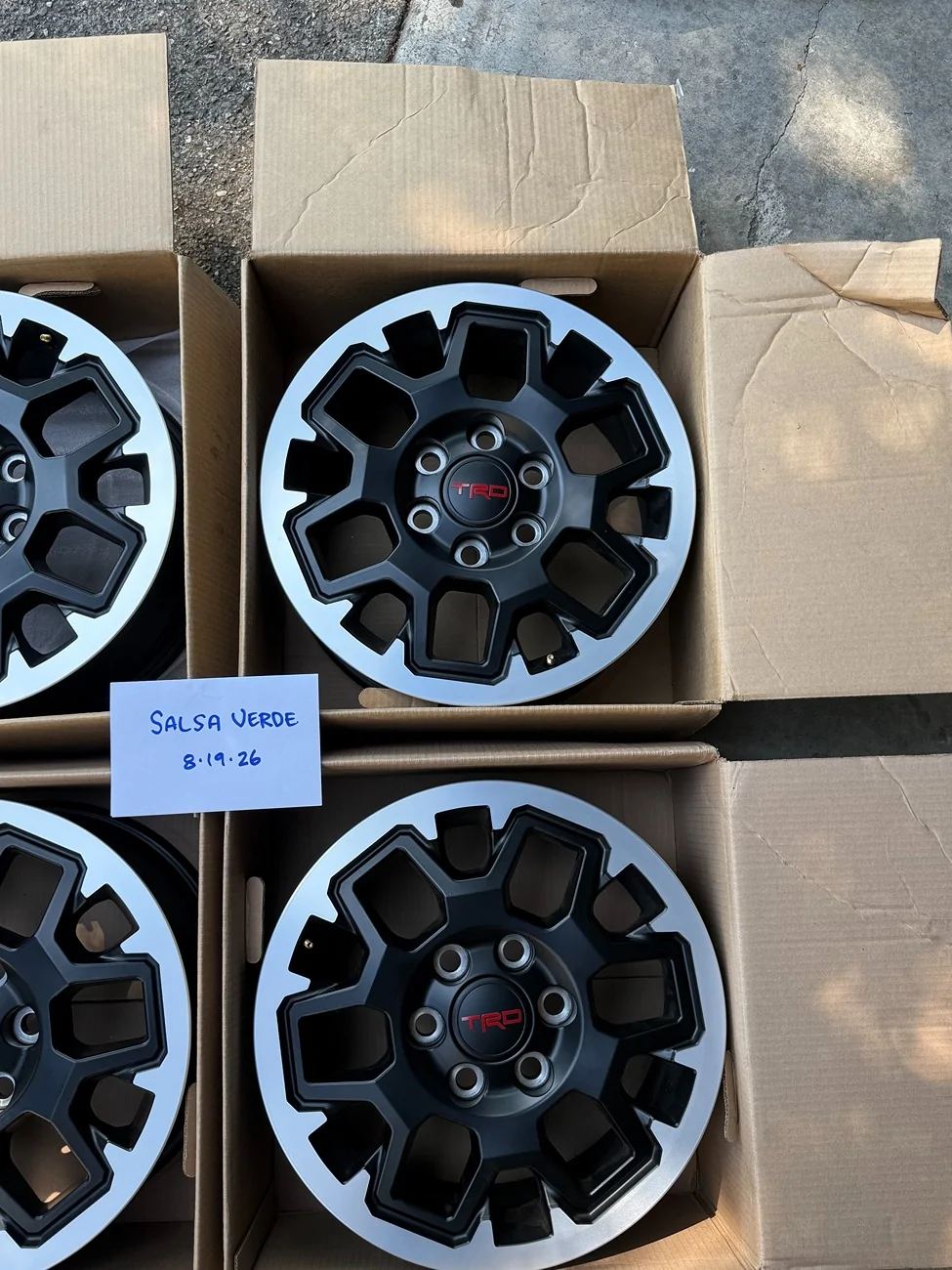 2025 2026 4runner 6th gen FS: 2026 TRD 18" WHEELS $500 BAY AREA IMG_2488