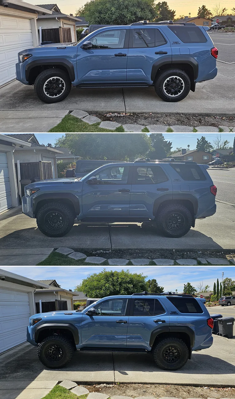 2025 2026 4runner 6th gen Aftermarket Wheels, Bigger Tires, Lift Kits (Compilation) for 2025+ 4Runner 6th Gen -- Add Yours! 4runner_progression