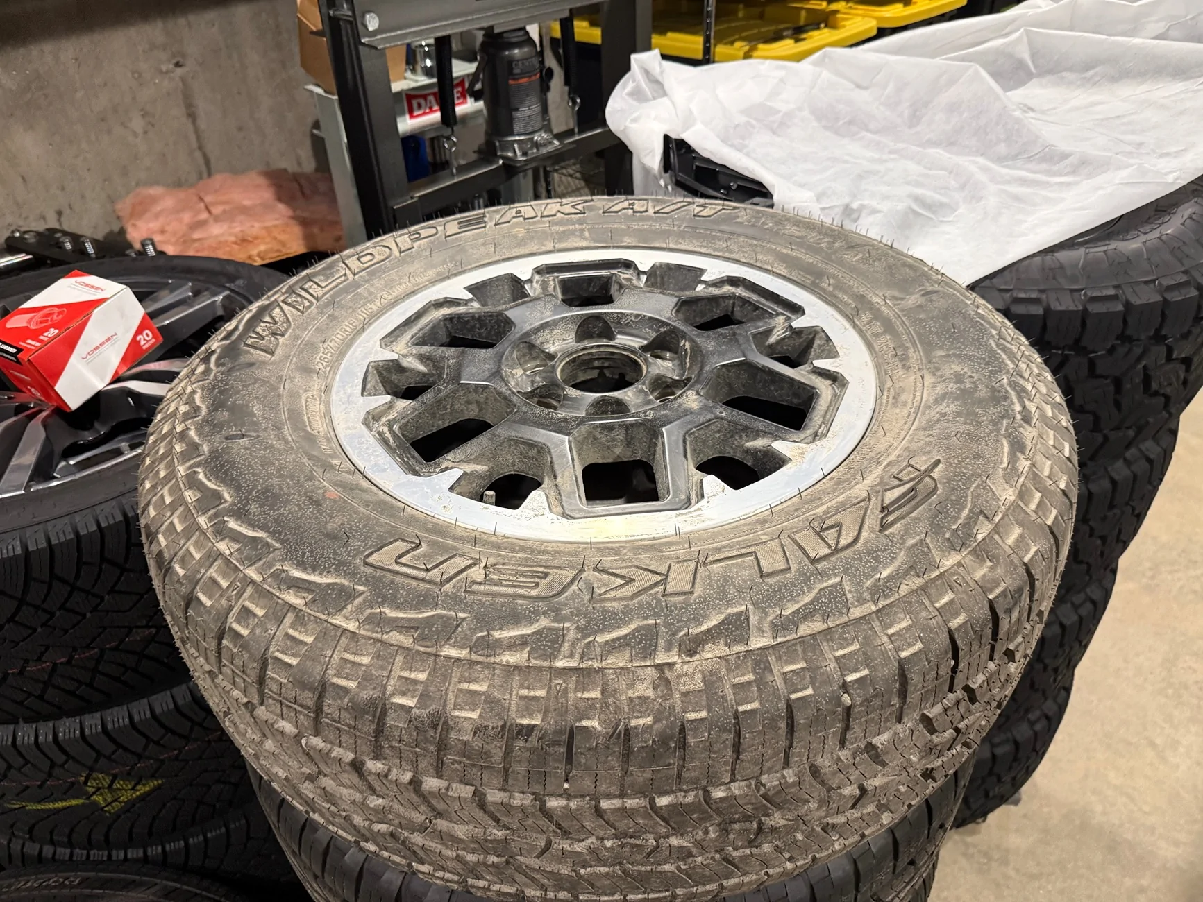 2025 2026 4runner 6th gen Free! 2025 TRD Off-road factory wheels and tires IMG_3667