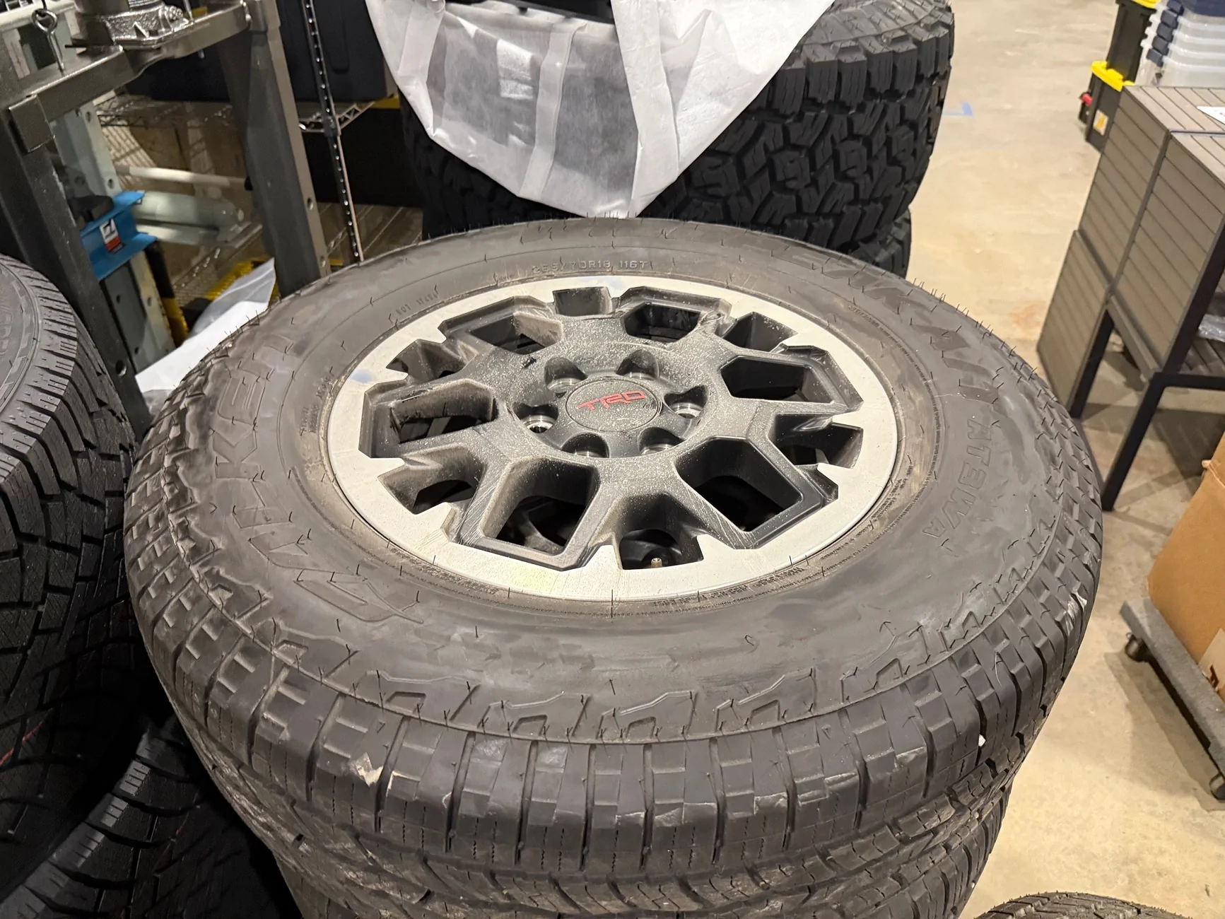 2025 2026 4runner 6th gen Free! 2025 TRD Off-road factory wheels and tires IMG_3668