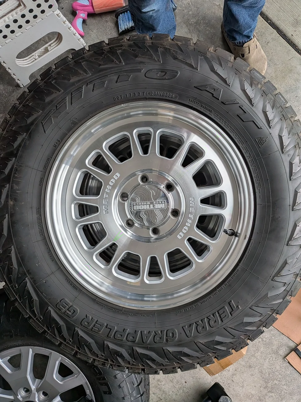 2025 2026 4runner 6th gen Method 318 machined wheels $850 PXL_20260822_174301836