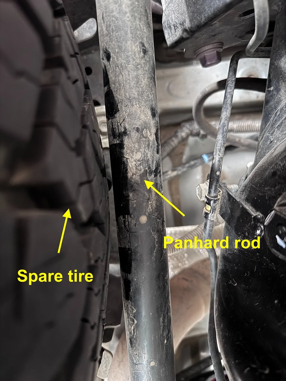 2025 2026 4runner 6th gen KO3 E load 285/70R18 Spare Tire Fit Test IMG_0212