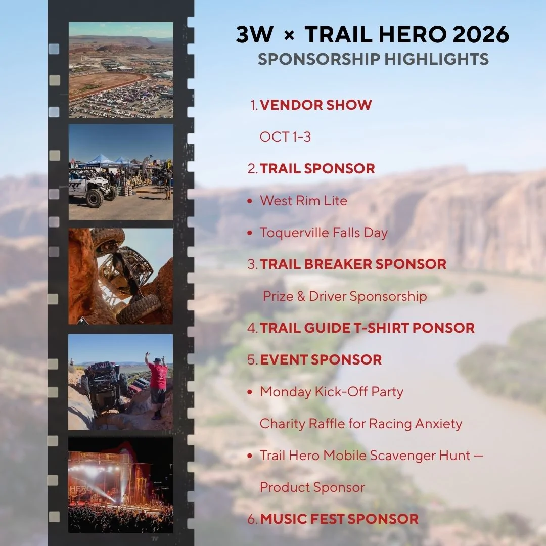 2025 2026 4runner 6th gen Going to Trail Hero 2026? Join the 3W Creator Program 1