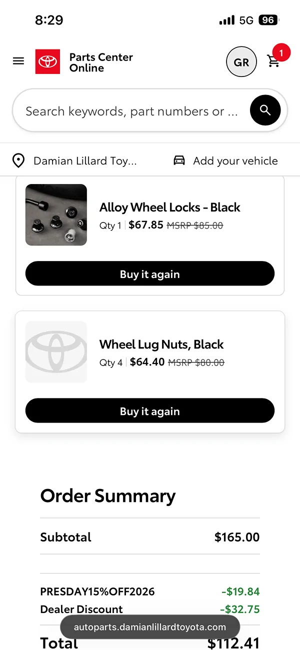2025 2026 4runner 6th gen Black lug nuts 1787931011256-o