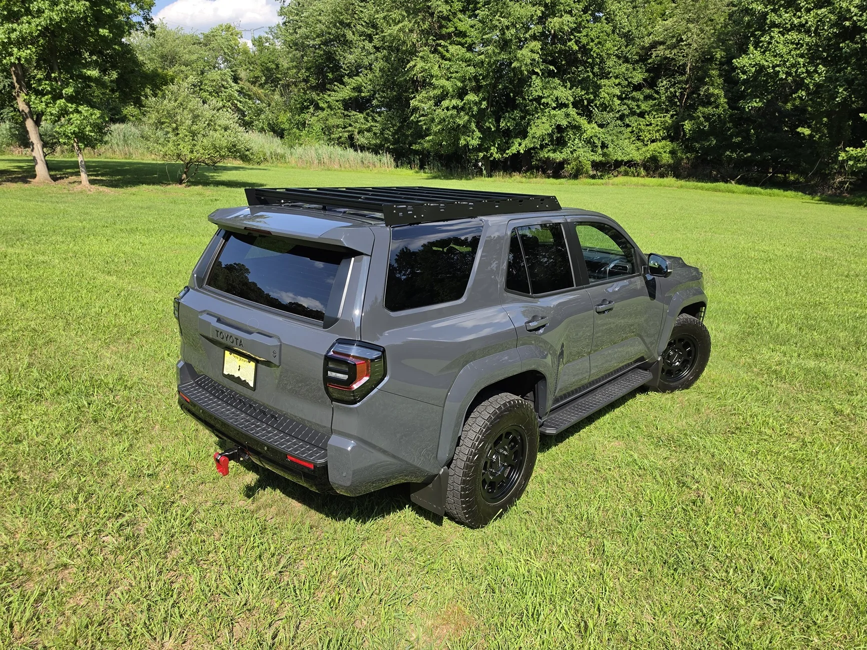 2025 2026 4runner 6th gen Limited Trim Chrome Delete Complete (Heritage Grill, Gloss Black Front Valence, Powder Coated Black Wheels & More) 20260713_161346A