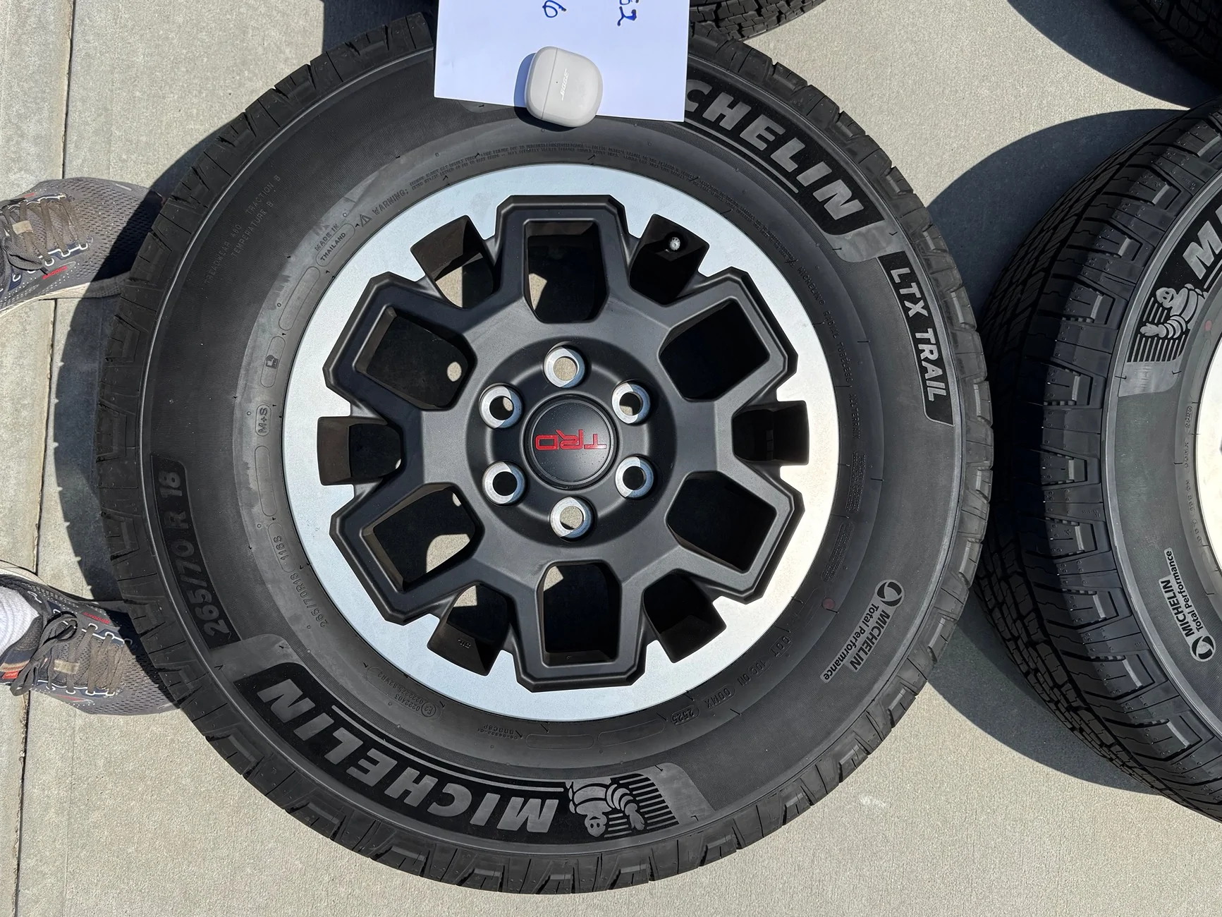 2025 2026 4runner 6th gen 4 Wheels and Tires off my 2025 Toyota 4Runner ORP/ $800/ Local Charlotte Area Only IMG_2076