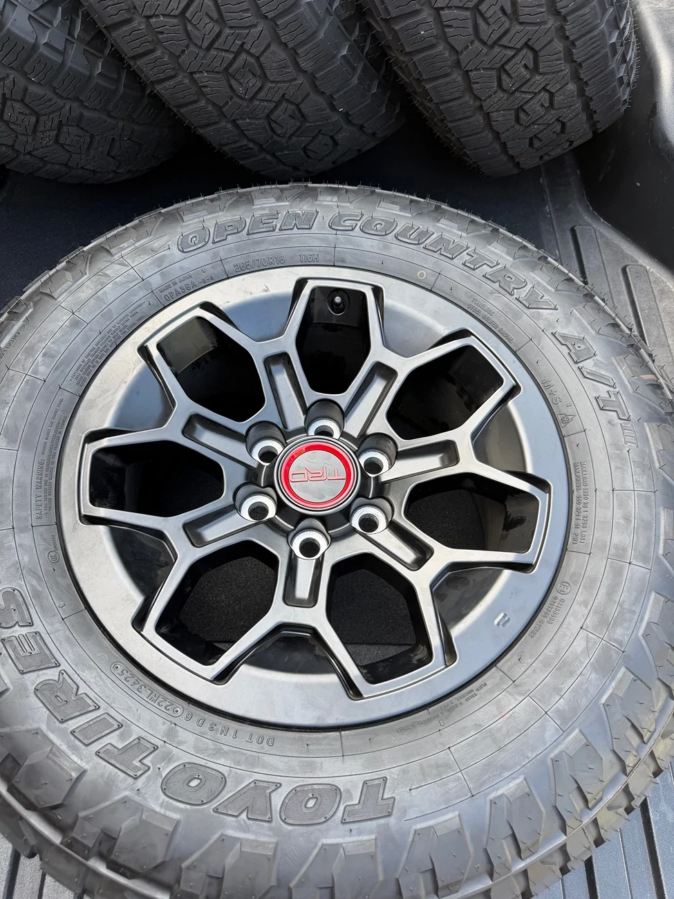 2025 2026 4runner 6th gen 2026 trd pro 4Runner wheels and tire take offs IMG_0769