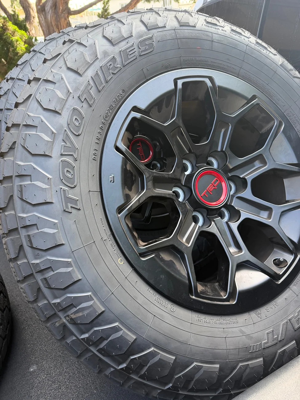 2025 2026 4runner 6th gen 2026 trd pro 4Runner wheels and tire take offs IMG_0772
