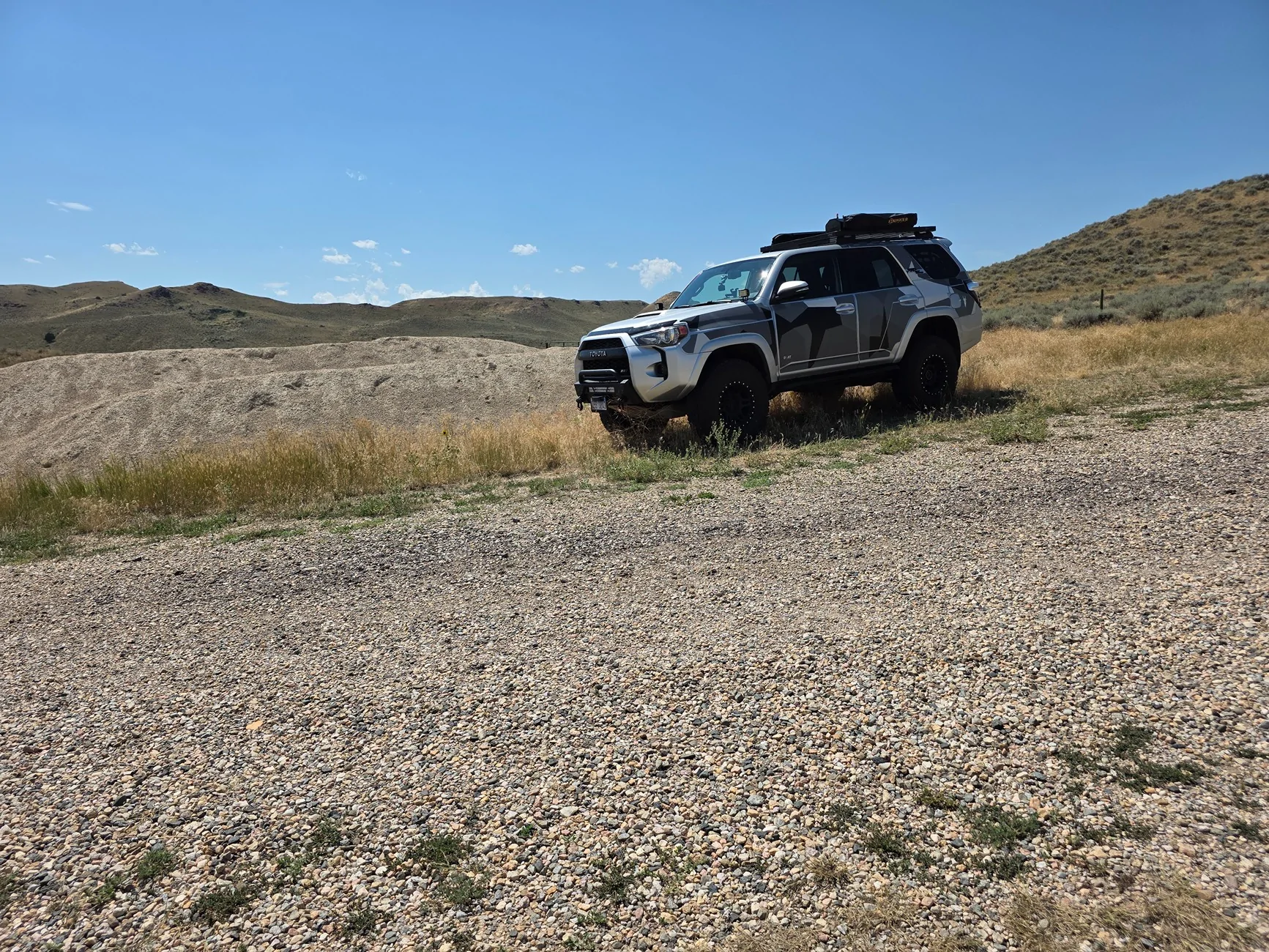 2025 2026 4runner 6th gen Trailhunter Build: Lift & Tires Are On!  Westcott front preload collar lift, OME rear spring, 35x12.5x18 Baja Boss AT tires 20250805_142732