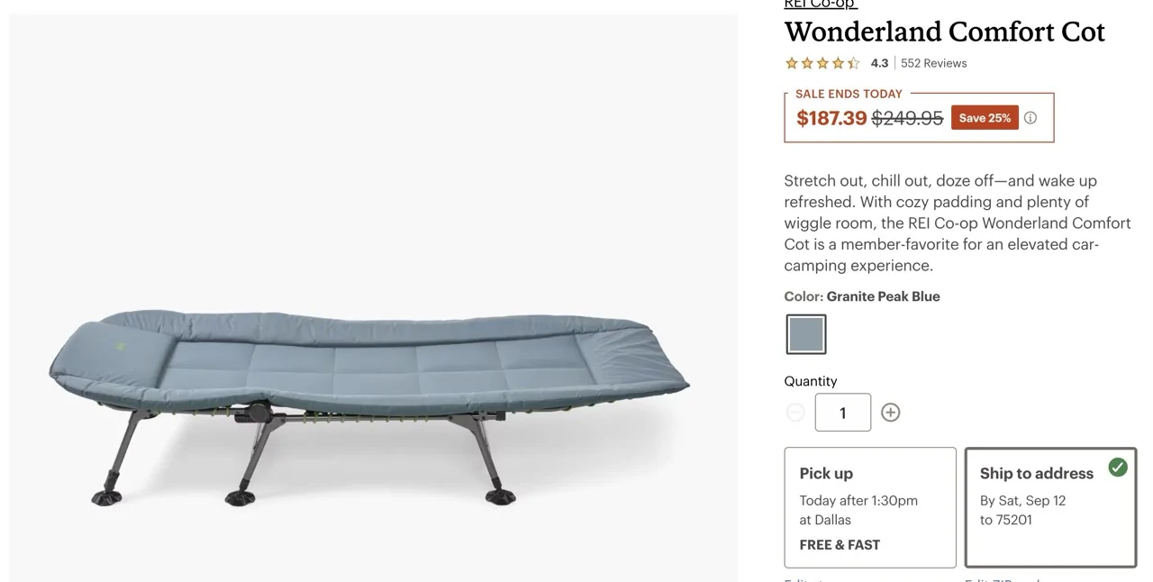 2025 2026 4runner 6th gen Should I get a cot or air mattress? Screenshot 2026-09-07 at 11.27.27 AM Larg
