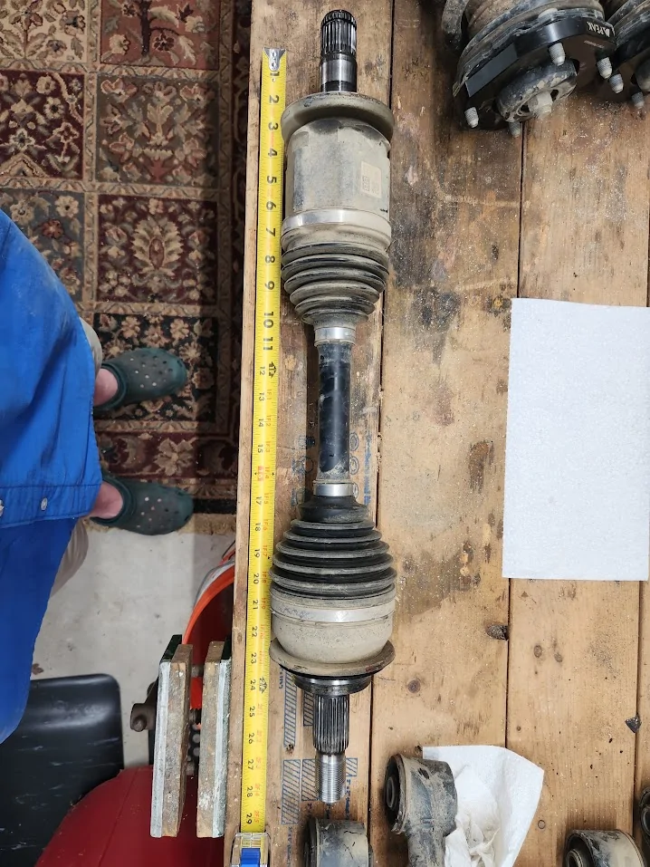 2025 2026 4runner 6th gen Bad CV axle angle 20260621_144145