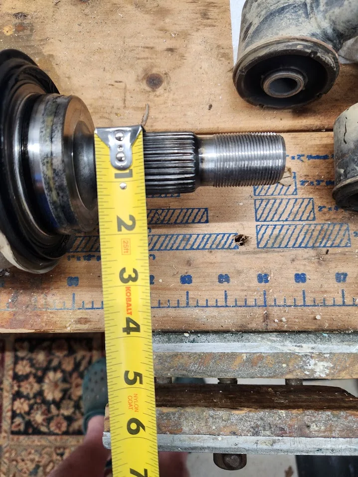 2025 2026 4runner 6th gen Bad CV axle angle 20260621_144224