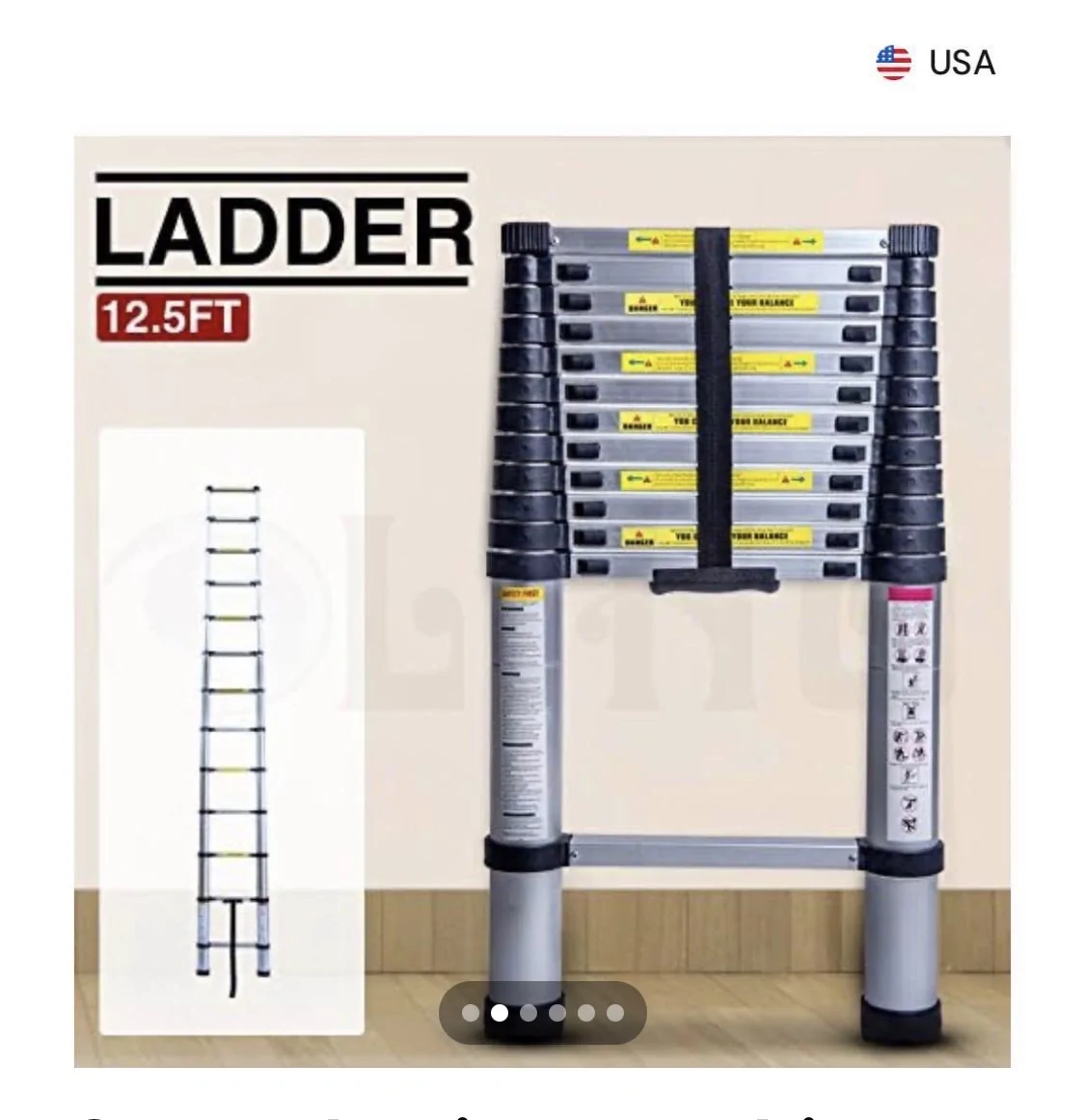 2025 2026 4runner 6th gen Portable ladder for accessing the roof IMG_3159