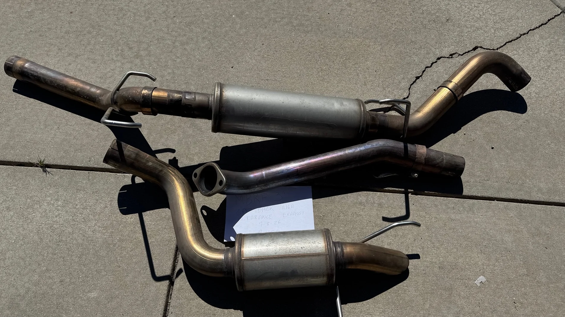 2025 2026 4runner 6th gen WTS MBRP High Exhaust Cat-back w/downpipe IMG_9318