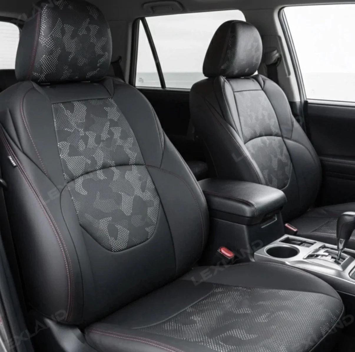 2025 2026 4runner 6th gen Lexland Black Camo Seat Covers For 2024-2026 Toyota Tacoma/4Runner Brand New IMG_1854