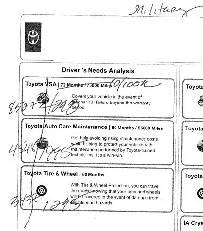 2025 2026 4runner 6th gen Called purchasing dealer about a VSA (Vehicle Service Agreement)...turns out I have one.  I don't remember it being discussed. VSA