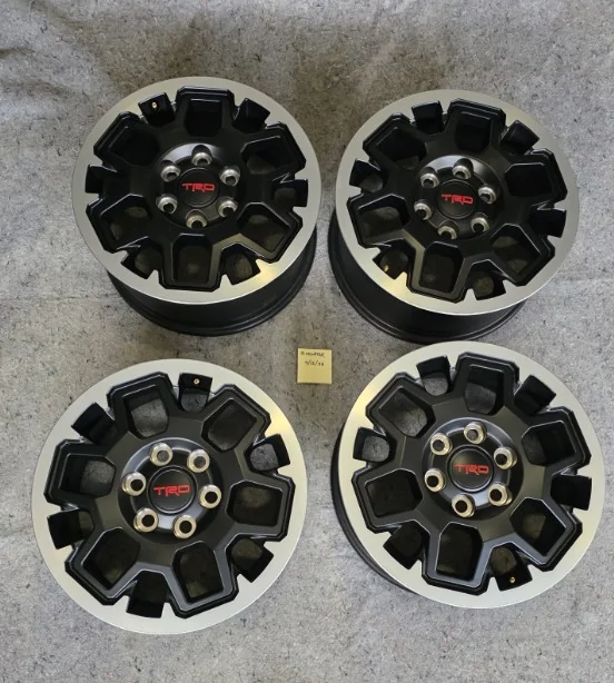 2025 2026 4runner 6th gen For Sale: 4 OEM 18 inch TRD Off Road Wheels TRD Wheels