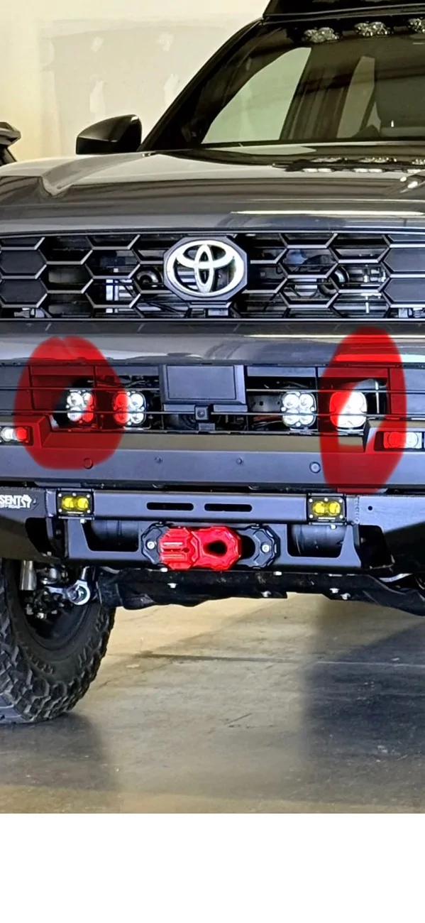 2025 2026 4runner 6th gen Dissent OffRoad Low Pro Front Bumper issues. IMG_9930