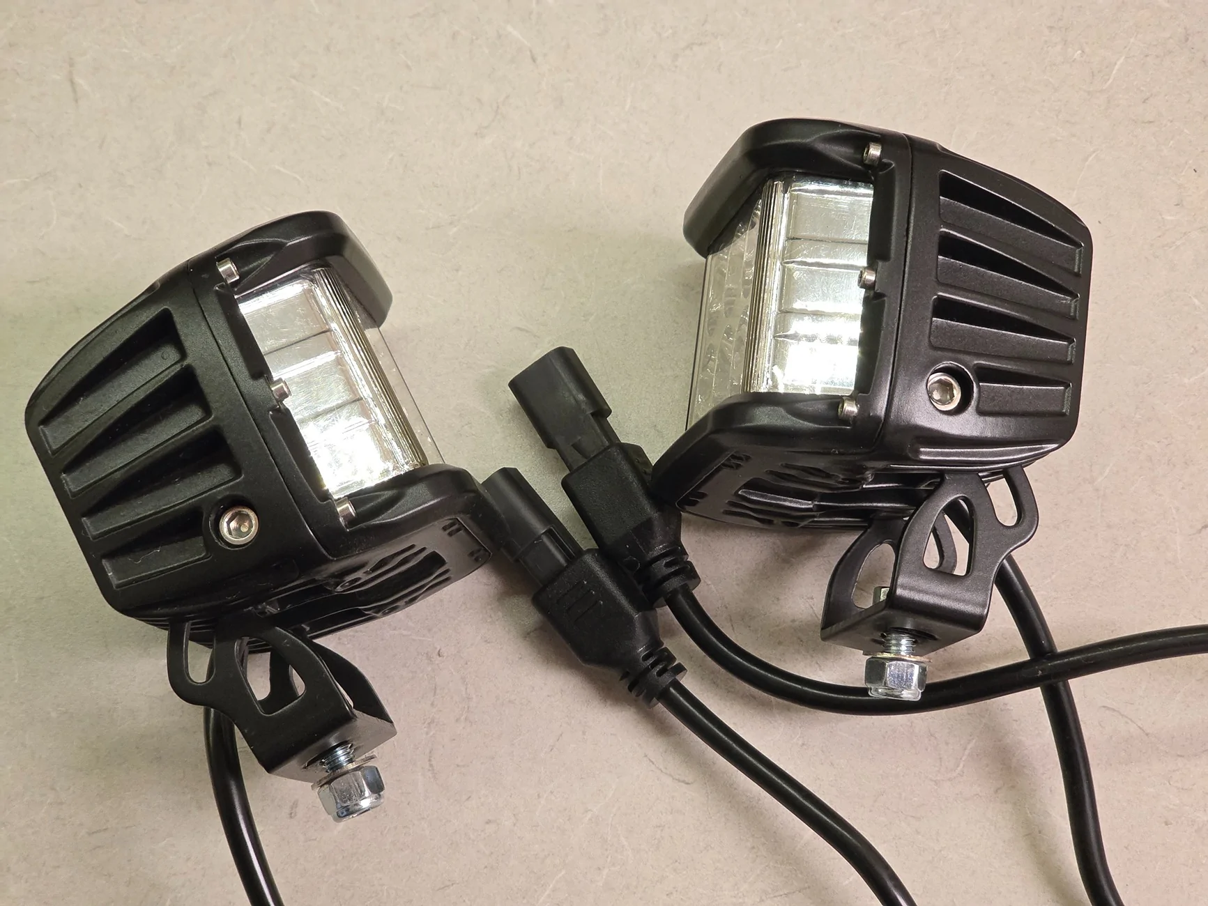2025 2026 4runner 6th gen Cali Raised white ditch lights + OEM switch + brackets 20260913_151851