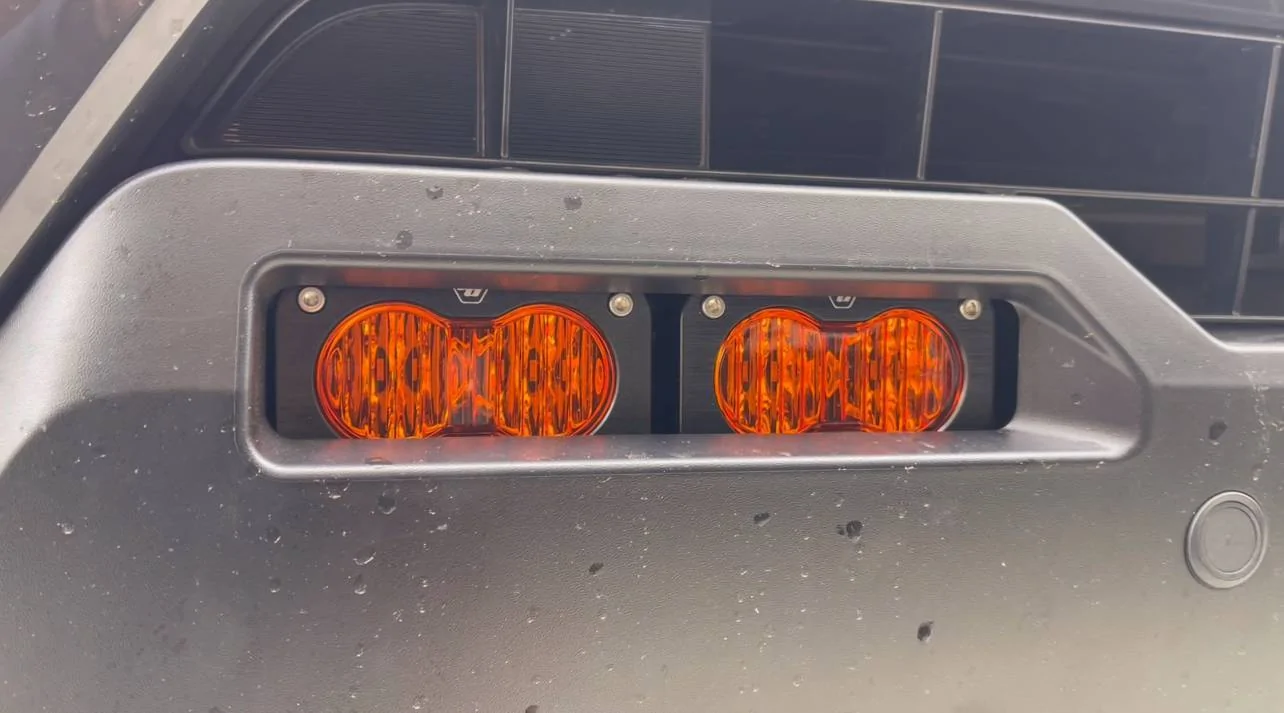 2025 4runner 6th gen Heretic light bar, Baja fog lights & Raptor aftermarket lights installed in TRD Pro grill img_6046-jpeg