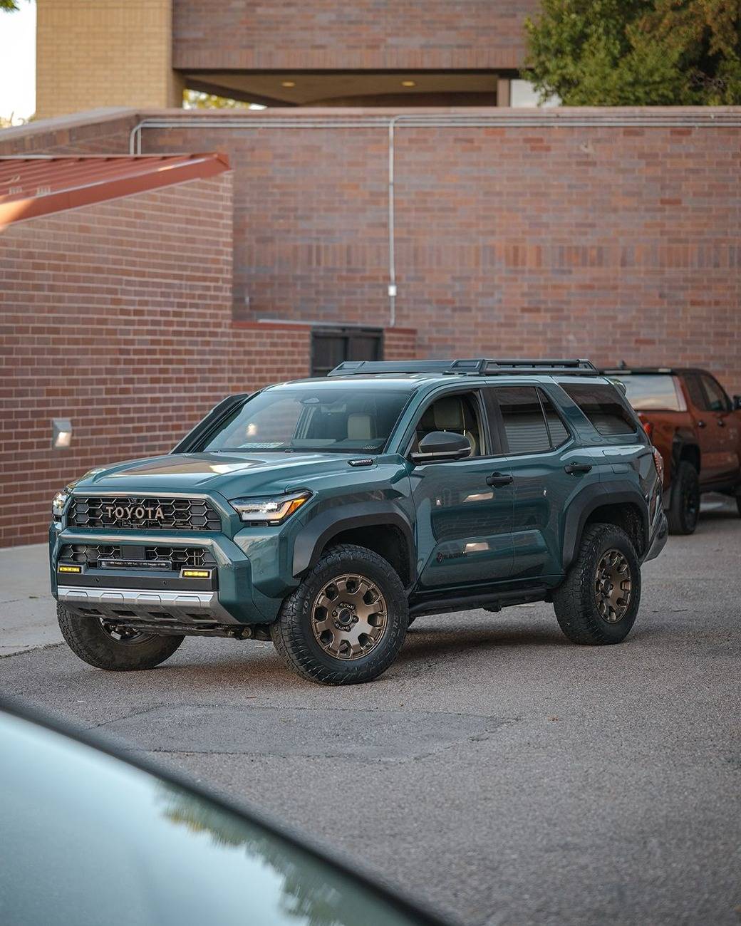 2025 4runner 6th gen 2025 4Runner runs with 2024 4Runner & New Land Cruiser @ Destination Outdoor Adventure Event 2024 Toyota 4Runner Trailhunter Everest Color 2