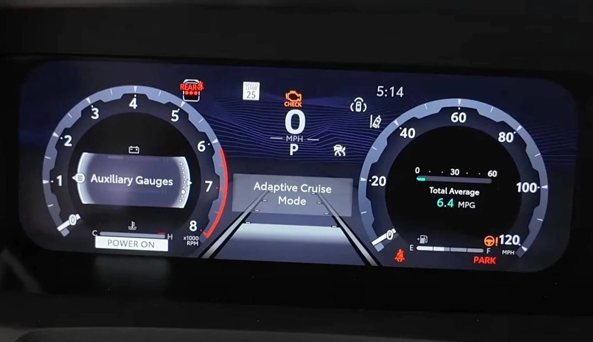 2025 4runner 6th gen Cutting Edge TRD Off-Road (Non-Premium) 2025 4Runner first look -- exterior, interior, cargo area, underbody, suspension, engine bay, roof rails Gauge cluster instrument panel 2025 toyota 4runner trd off-road 6