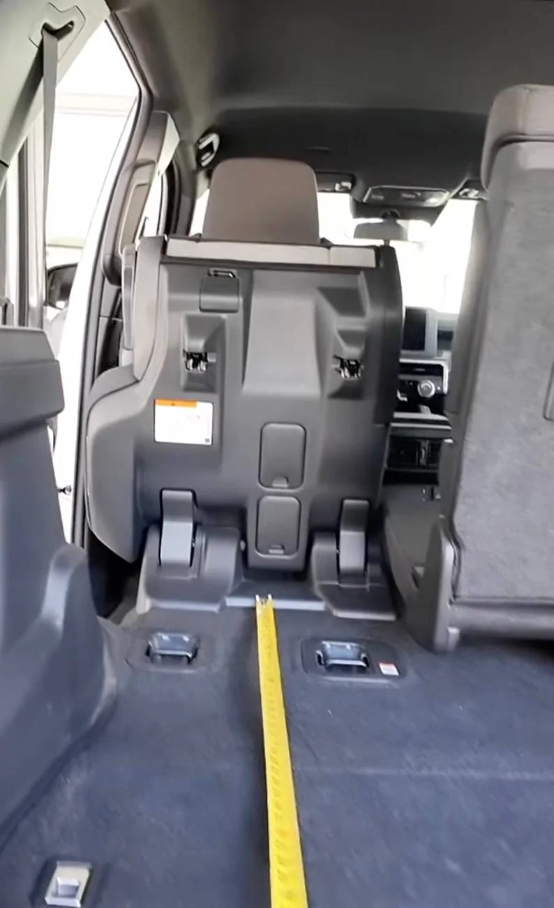 2025 4runner 6th gen Cutting Edge TRD Off-Road (Non-Premium) 2025 4Runner first look -- exterior, interior, cargo area, underbody, suspension, engine bay, roof rails cargo area dimensions measurements 2025 toyota 4runner 6