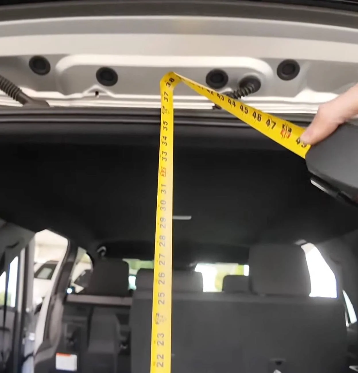 2025 4runner 6th gen Cutting Edge TRD Off-Road (Non-Premium) 2025 4Runner first look -- exterior, interior, cargo area, underbody, suspension, engine bay, roof rails cargo area dimensions measurements 2025 toyota 4runner 8