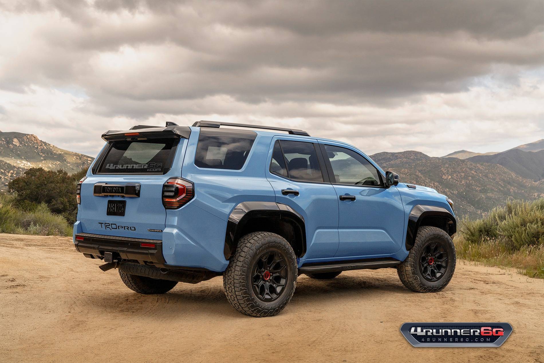 2025 4runner 6th gen Heritage Blue 2025 4Runner TRD Pro preview heritage-blue-2025-toyota-4runner-trd-pro-2-