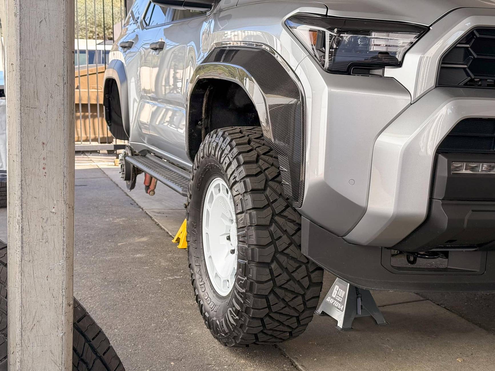 2025 4runner 6th gen 35's on 2025 4Runner 6th gen by NYTOP  (35" inch tires + 35x12.5 Nitto Ridge Grappler + carbon fiber fender flares) 35%22 inch tires 35's on 2025 4Runner TRD Off-Road by NYTOP 3