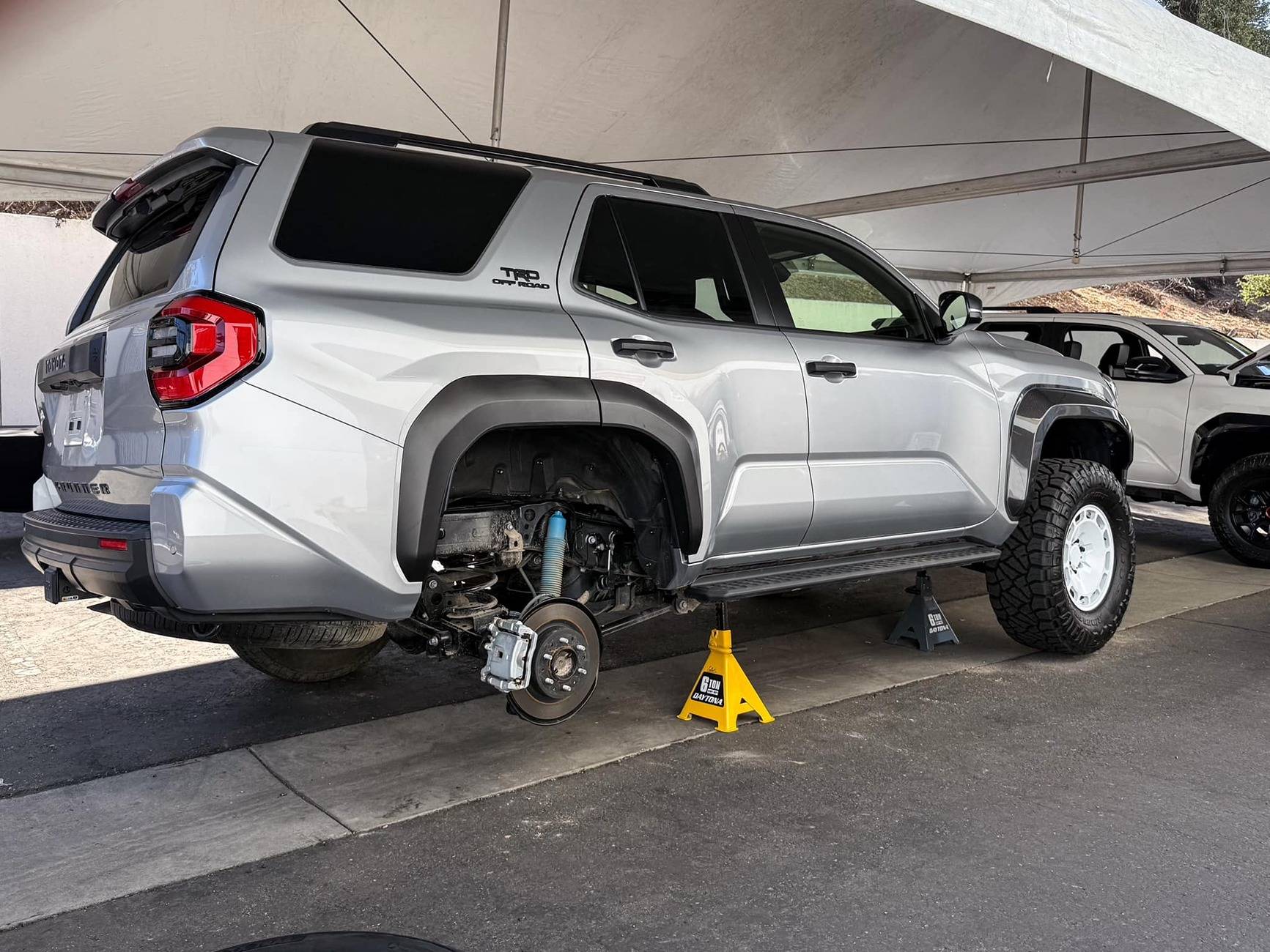 2025 4runner 6th gen CUTTING EDGE (Silver) Photos 4Runner 6th Gen (2025+) Cutting Edge Silver 2025 4Runner 6th Gen on 35%22 inch tires 35's on 2025 4Runner TRD Off-Road