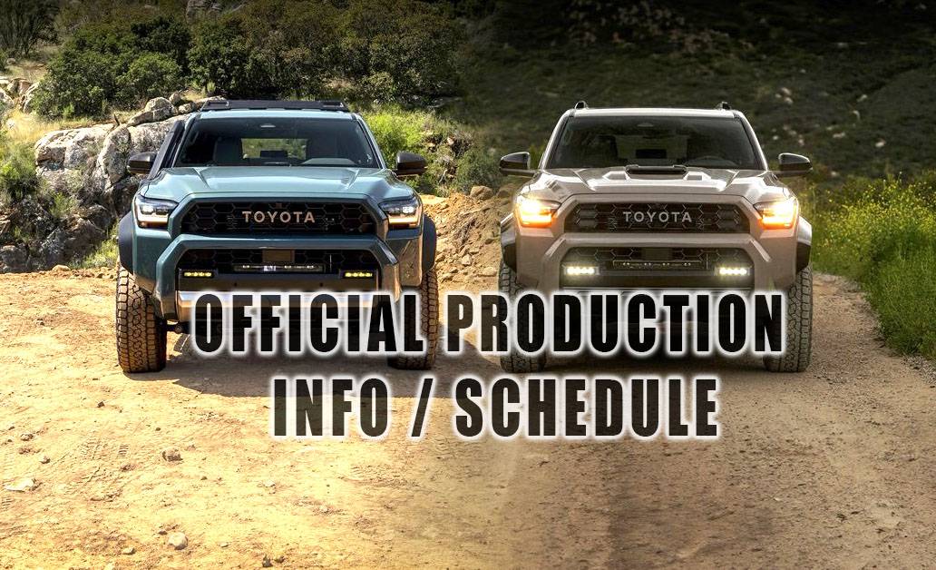 2025 4runner 6th gen 4Runner Hybrid octane rating and interior dimensions 2025 4RUNNER PRODUCTION SCHEDULE INFO