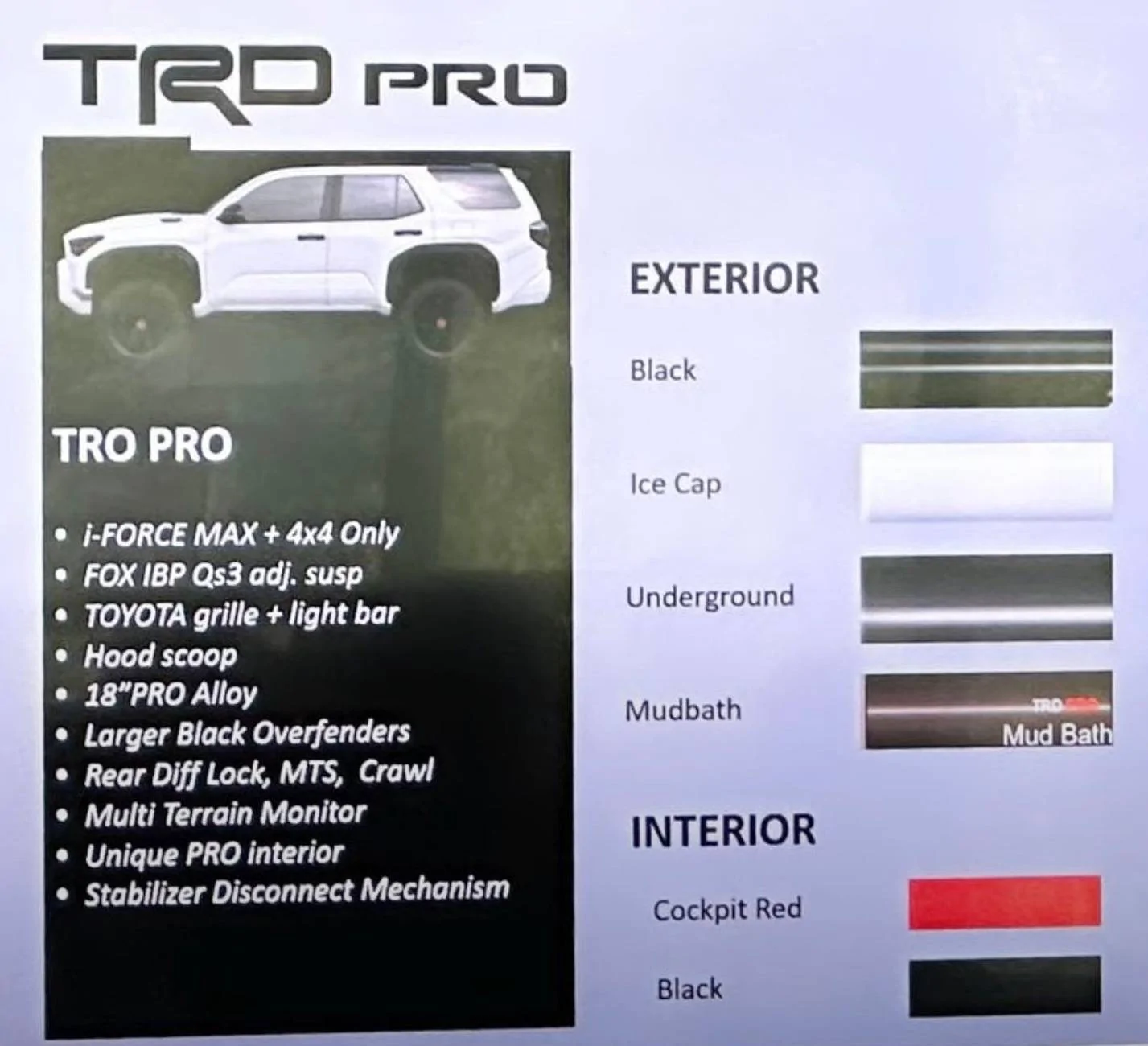 2025 4runner 6th gen TRD PRO Specs, Features, Price -- 2025 4Runner 6th Gen ++ Colors, Interiors, Accessories, Options TRD PRO 2025 4runner 6th Gen features, colors, interiors