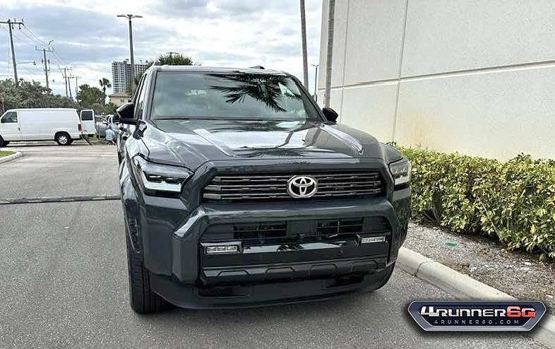 2025 4runner 6th gen Platinum Trim (Underground / Dark Navy interior) 2025 4Runner first public look Underground Platinum 2025 4runner 6th gen dark navy interior 4
