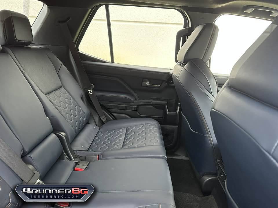 2025 4runner 6th gen Platinum Trim (Underground / Dark Navy interior) 2025 4Runner first public look Dark Navy Interior Platinum Trim 2025 Toyota 4Runner 6th Gen Underground Exterior Color 3