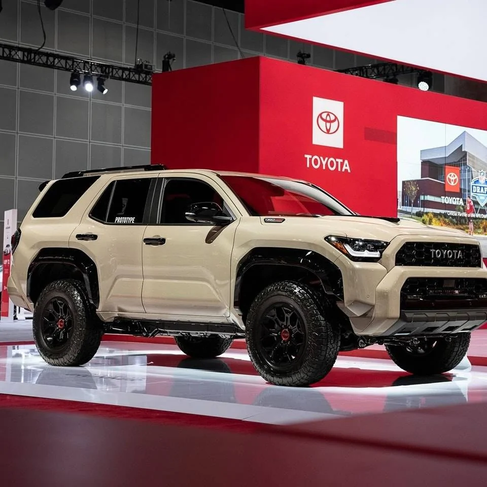 2025 4runner 6th gen MUDBATH Photos 4Runner 6th Gen (2025+) TRD Pro (Mudbath + Black:Red Interior) 2025 4Runner reviews at LA Auto Show 4