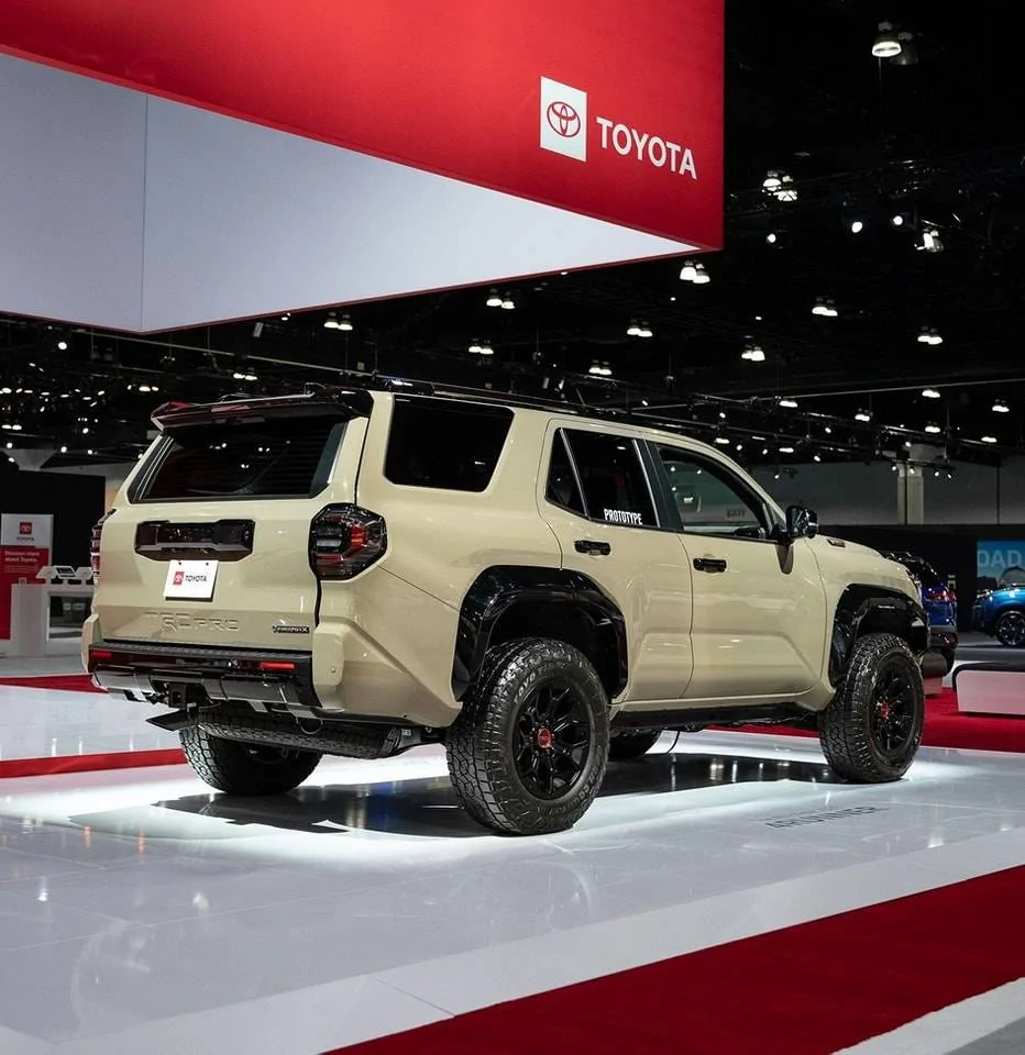 2025 4runner 6th gen MUDBATH Photos 4Runner 6th Gen (2025+) TRD Pro (Mudbath + Black:Red Interior) 2025 4Runner reviews at LA Auto Show 2