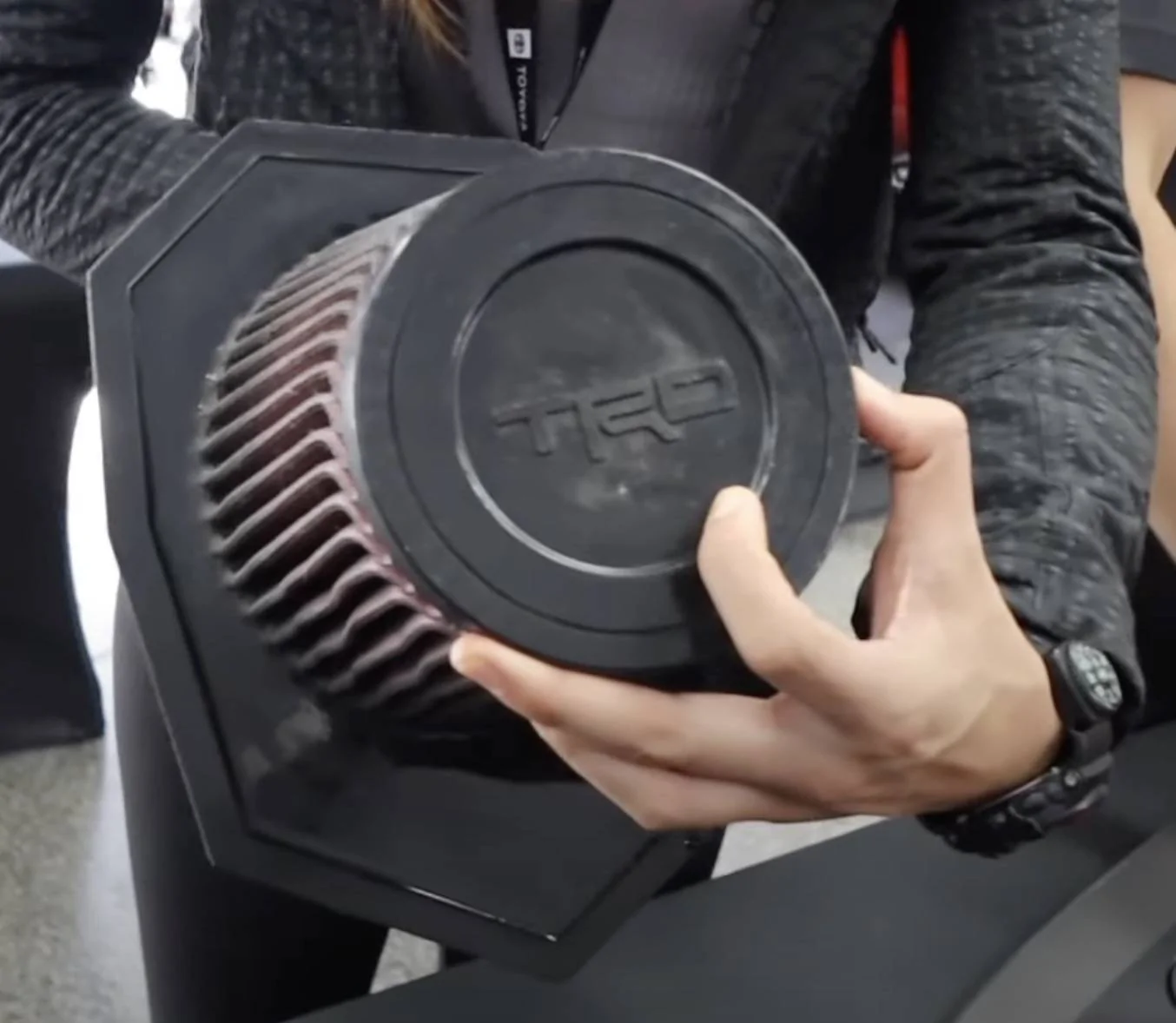 2025 4runner 6th gen TRD air intake system / conical air filter ro-air-filter-cone-intake-2025-4runner-6th-gen-jpg