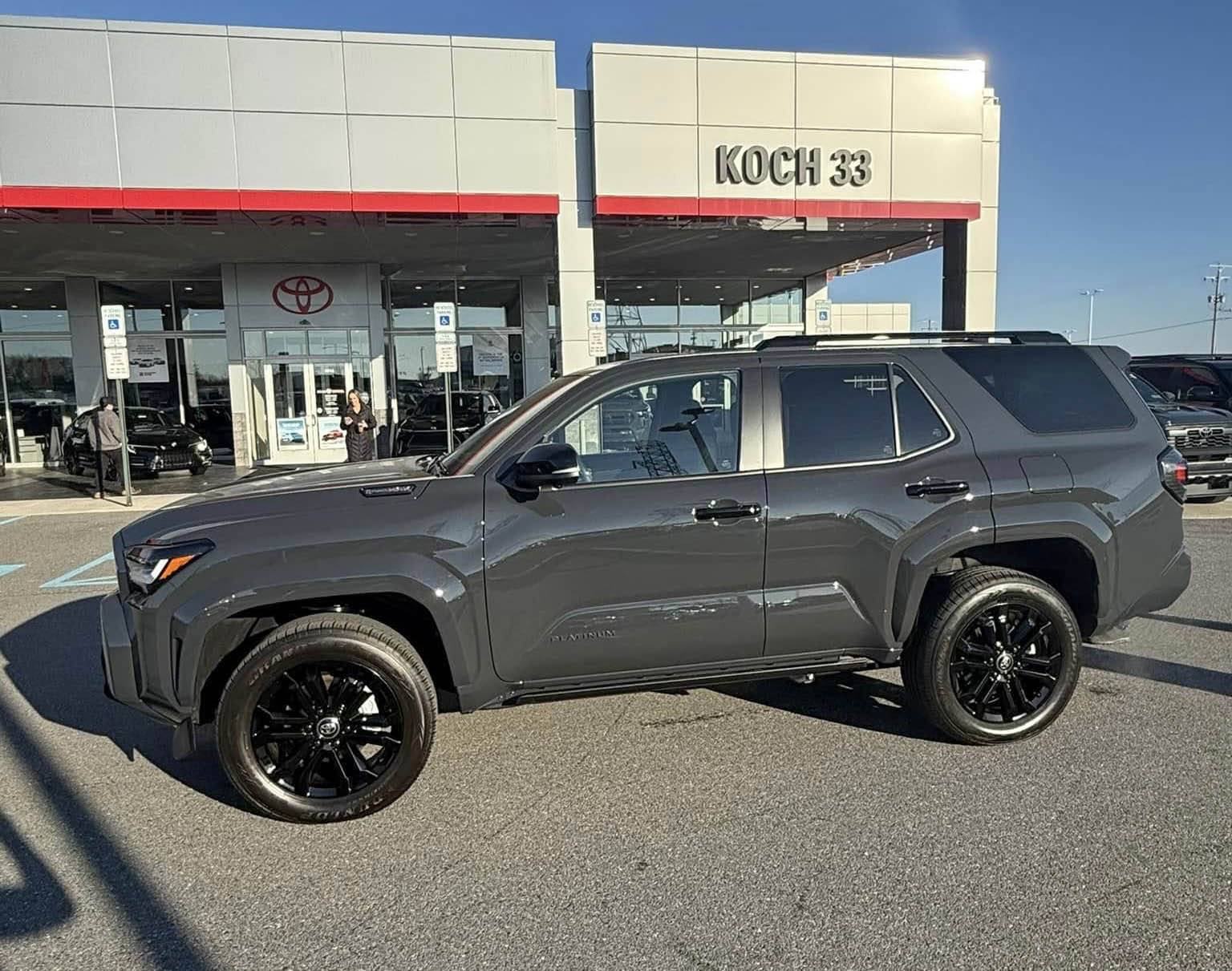 2025 4runner 6th gen First 2025 4Runner 6th Gen at Dealer! Platinum Trim in Underground Color / Dark Navy Interior -- Photos & Video Underground Platinum Trim 2025 Toyota 4Runner 6th Gen 4