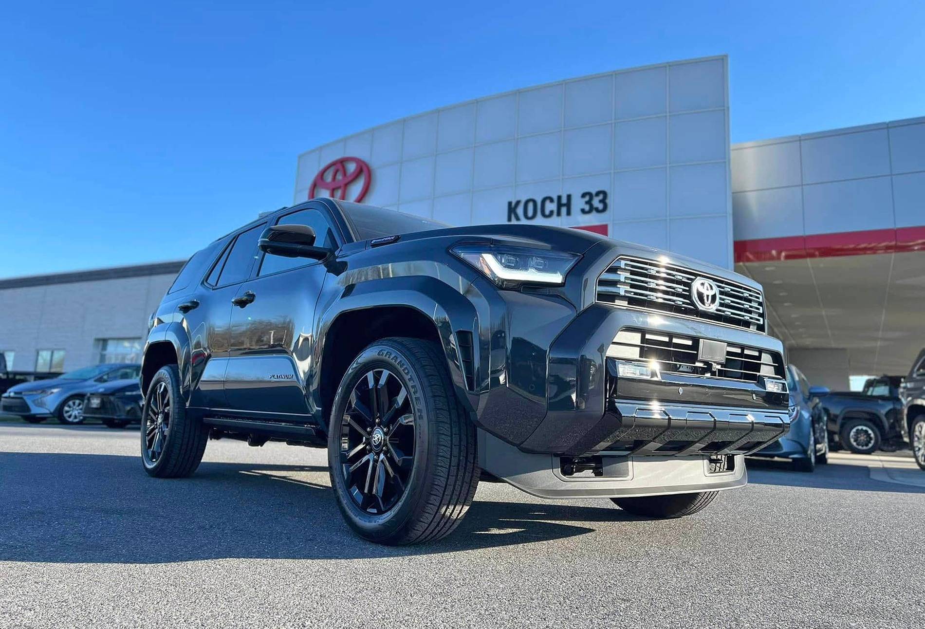 2025 4runner 6th gen First 2025 4Runner 6th Gen at Dealer! Platinum Trim in Underground Color / Dark Navy Interior -- Photos & Video Underground Platinum Trim 2025 Toyota 4Runner 6th Gen 9