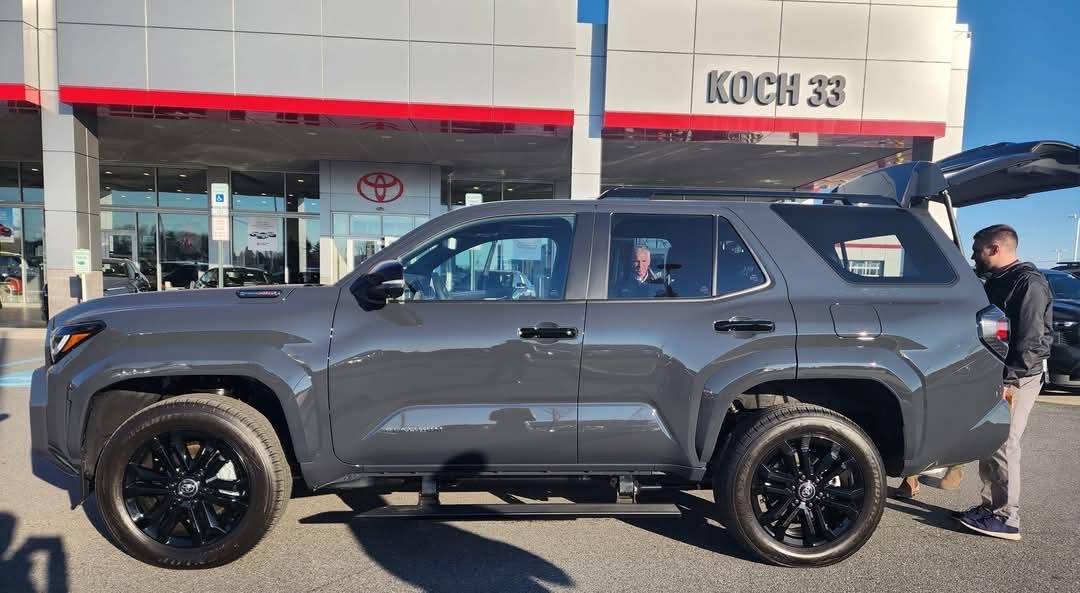 2025 4runner 6th gen First 2025 4Runner 6th Gen at Dealer! Platinum Trim in Underground Color / Dark Navy Interior -- Photos & Video Underground Platinum 2025 4Runner 6th Gen 2
