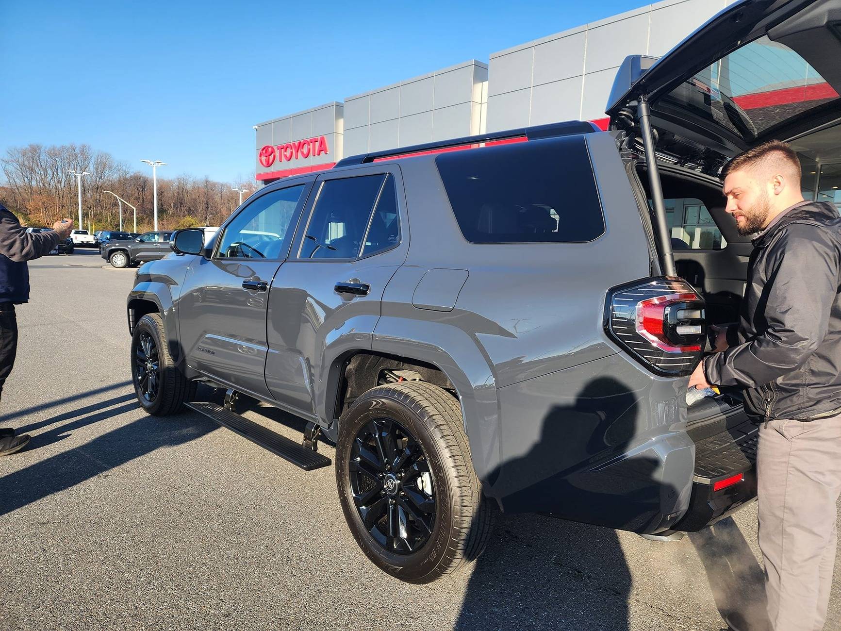 2025 4runner 6th gen First 2025 4Runner 6th Gen at Dealer! Platinum Trim in Underground Color / Dark Navy Interior -- Photos & Video Underground Platinum Trim 2025 Toyota 4Runner 6th Gen 1