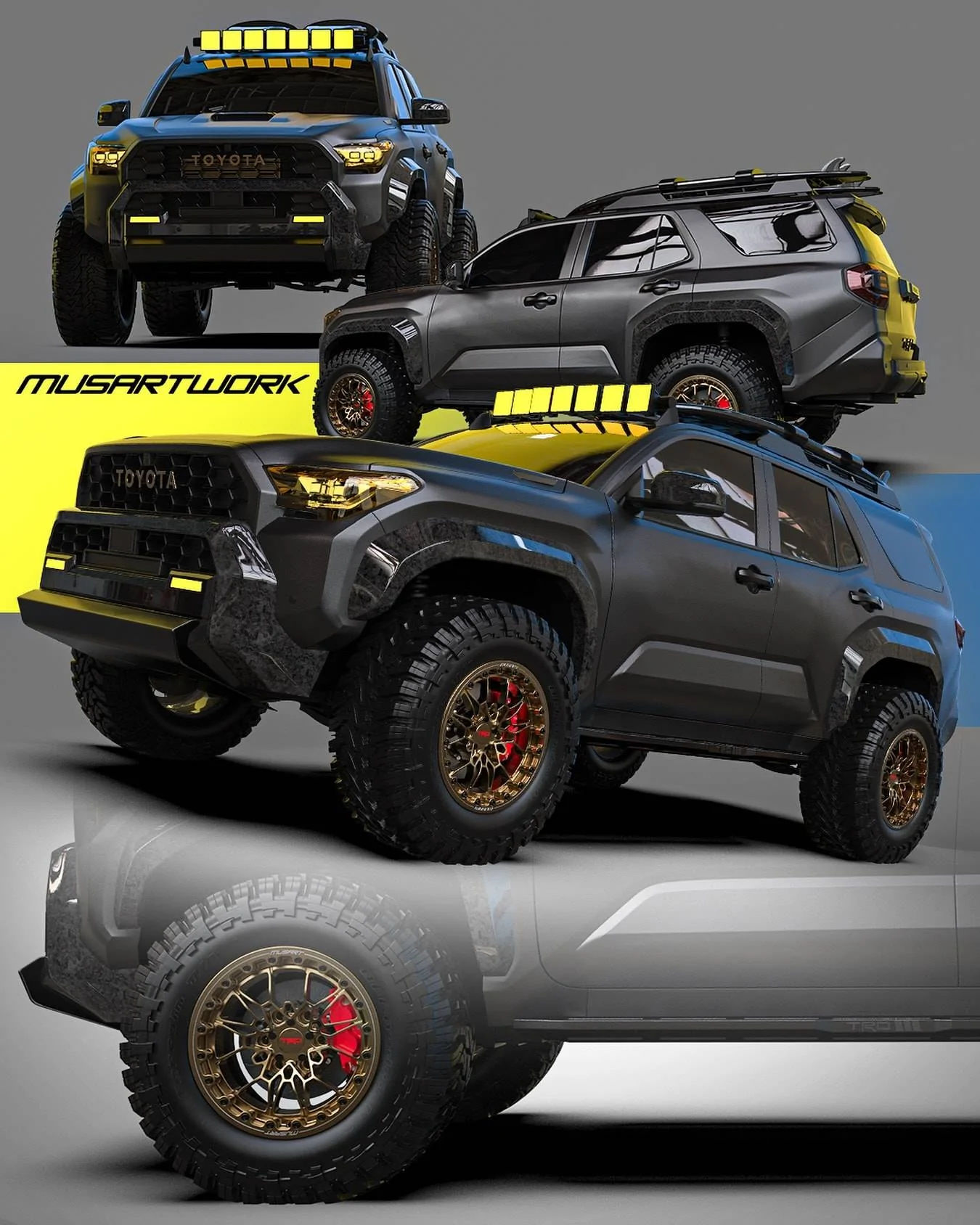 2025 4runner 6th gen Overlanding Build 2025 4Runner 6th Gen imagined t-but-already-feels-ready-for-overlanding-in-cgi_1
