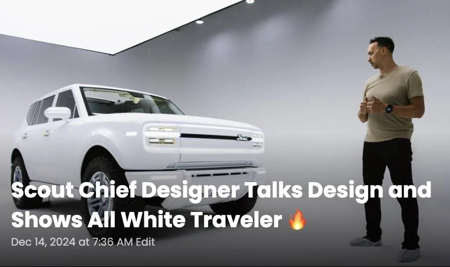 2025 4runner 6th gen Scout EV Pickup & SUV debut w/ Gas Range Extender, 4x4, BOF, Lockers, Sway Bar Disconnect -- All Specs, Wallpapers, Video all-white-scout-traveler-suv-jpg