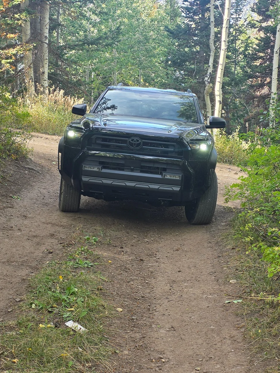 2025 2026 4runner 6th gen TRD ORP Wheels and tires on a SR5.  Dealer takeoff 1000038232