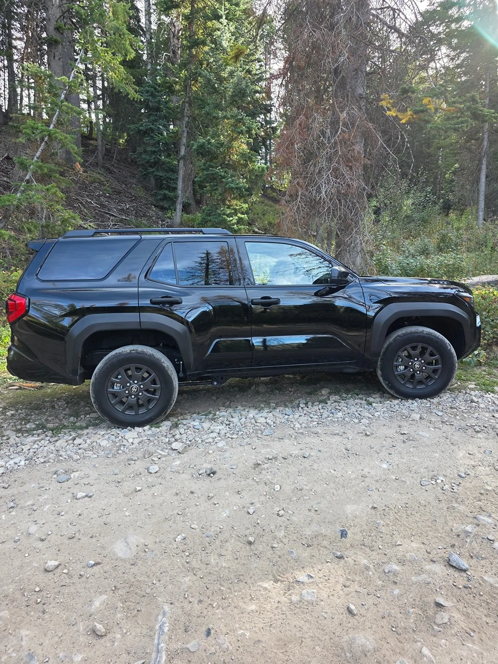2025 2026 4runner 6th gen TRD ORP Wheels and tires on a SR5.  Dealer takeoff 1000038231