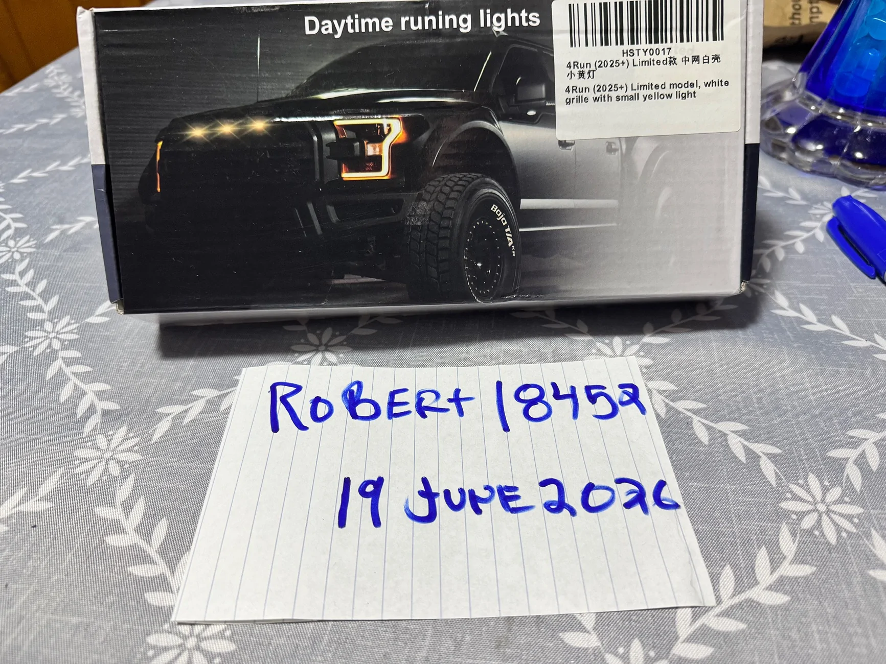 2025 2026 4runner 6th gen 4Runner Limited/Platinum Raptor LED Front Grille Lights -PRICE REDUCED IMG_1791